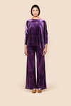 CHIARA B. | Pantalone twenty effetto velluto