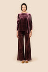 CHIARA B. | Pantalone twenty effetto velluto