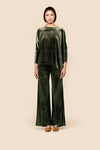 CHIARA B. | Pantalone twenty effetto velluto