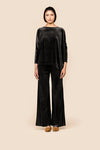 CHIARA B. | Pantalone twenty effetto velluto