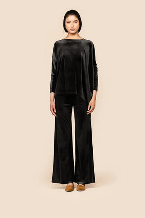 CHIARA B. | Pantalone twenty effetto velluto