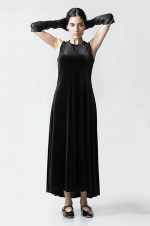 CHIARA B. | Abito Emiliana smanicato in velluto