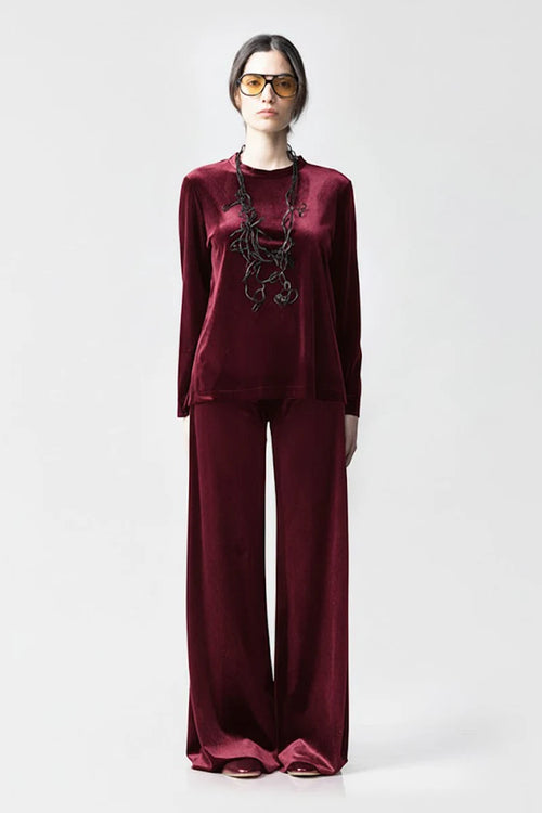 CHIARA B. | Maglia Pois in velluto