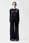 CHIARA B. | Pantalone palazzo Twenty in velluto