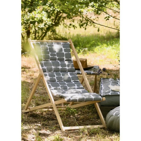 Sdraio trapuntata - GIARDINO PRIVATO - FUTURISTA - Mastice - F100