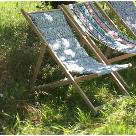 JARDIN PRIVATE - Sedia sdraio imbottita Avocado norvegese - tessuto idrorepellente.