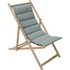 JARDIN PRIVATE - Sedia sdraio imbottita Avocado norvegese - tessuto idrorepellente.