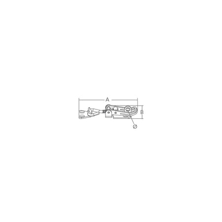 Chiusura Inox Regolabile Mm. 98