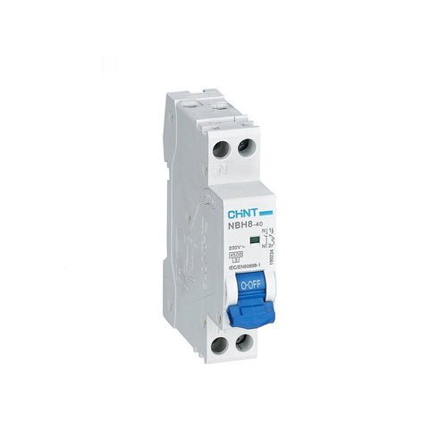 NBH8-INTERRUTTORE M/T 1P+N 25A CURVA C