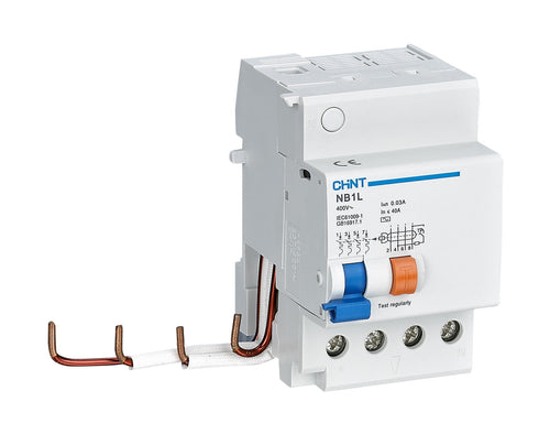 Blocco differenziale accoppiabile 4P fino a 40A 30mA Tipo A