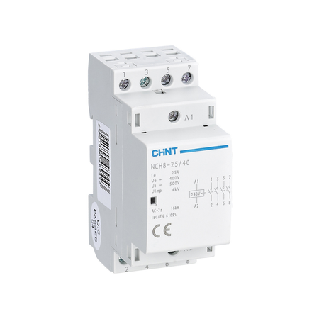 NCH8-25.40/230 Contattore modulare 25A 4NA 230Vac 2M