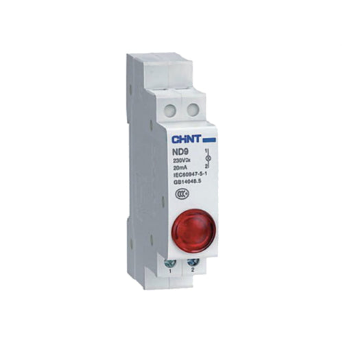 Spia led modulare rossa 230Vac/Vdc