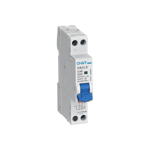 Interruttore magnetotermico differenziale elettronico Curva C 16 A- 1 P+N - 6 kA - 30mA A