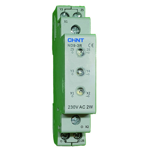 Spia 3 led modulare rossi 230Vac