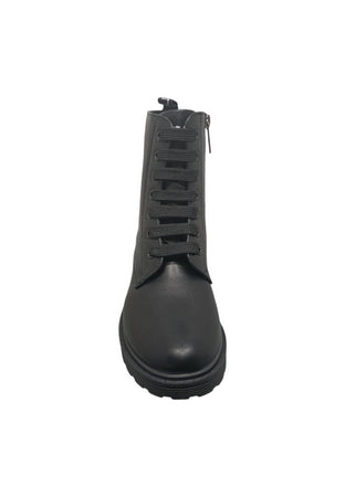 Anfibio bambino Cult Martin nero pelle lacci urban style