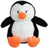 JEMINI Borsa dell'acqua calda in peluche Pinguino - Da scaldare al microonde micro perline di argilla +/- 19 cm