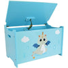 LEON IL DRAGO Scatola portagiochi in legno  40 x 58 x 36 cm per bambini