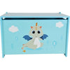 LEON IL DRAGO Scatola portagiochi in legno  40 x 58 x 36 cm per bambini