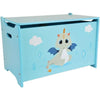 LEON IL DRAGO Scatola portagiochi in legno  40 x 58 x 36 cm per bambini
