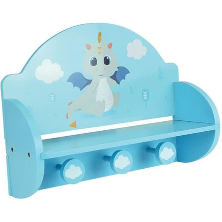 FUN HOUSE Léon le Dragon 713338 MENSOLA APPENDIABITI Dimensioni:  H. 33 x L. 46 x P. 15 cm per bambini