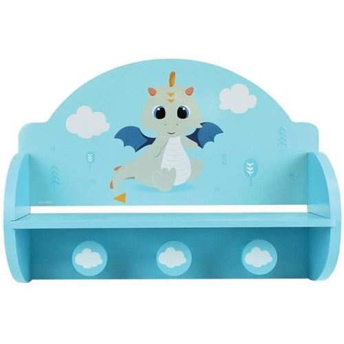 FUN HOUSE Léon le Dragon 713338 MENSOLA APPENDIABITI Dimensioni:  H. 33 x L. 46 x P. 15 cm per bambini