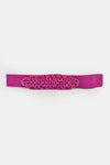 Cintura elastica con cristalli e strass