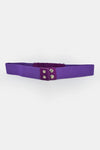 Cintura elastica con cristalli e strass