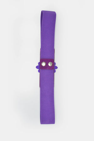 Cintura elastica con cristalli e strass