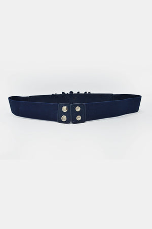 Cintura elastica con cristalli e strass