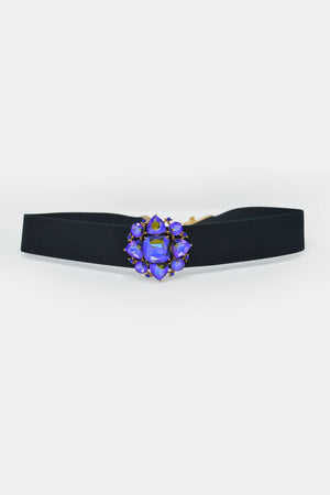 Cintura elastica con cristalli