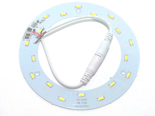 T9 Circolina Led Camper Plate 9W SMD 5730 Resa 90W DC 12V 18 Bianco Caldo 3000K