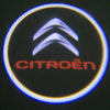 KIT Luci Proiettore Led Cortesia Logo 3D incasso per Citroen sottoporta 5W 12V