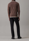 calvin klein PANTALONE 4WAY STRETCH SLIM TAPERED da uomo