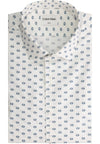 calvin klein Camicie CK LOGO PRINT SLIM SHIRT da uomo