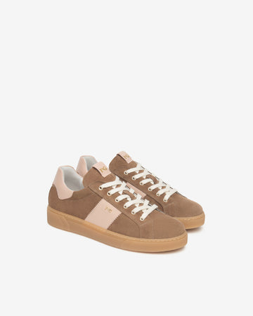 NeroGiardini donna sneakers in suede e pelle