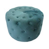 AURA - pouf rotondo in velluto Verde