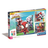 CLEMENTONI - 3x48 pezzi - Spidey e i suoi straordinari amici
