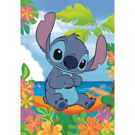 Puzzle - CLEMENTONI - Stitch - 104 pezzi - Cartoni animati e fumetti - Bambini