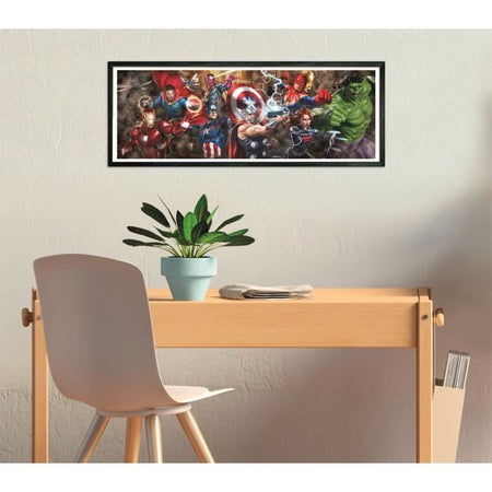 CLEMENTONI - Panorama compatto 1000 pezzi - Marvel, The Avengers