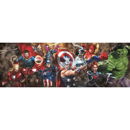 CLEMENTONI - Panorama compatto 1000 pezzi - Marvel, The Avengers