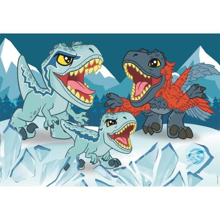CLEMENTONI - 2x20 pezzi - Jurassic World