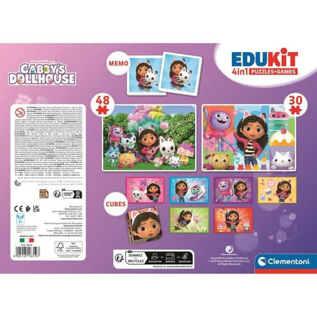 Edukit 4 in 1 Gabby e la casa magica CLEMENTONI