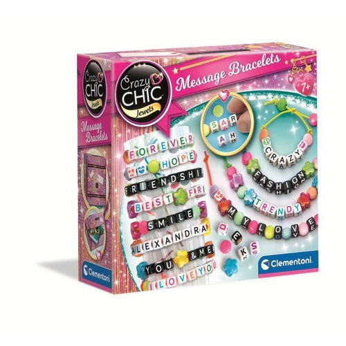 Clementoni - Crazy Chic - Braccialetti con messaggio