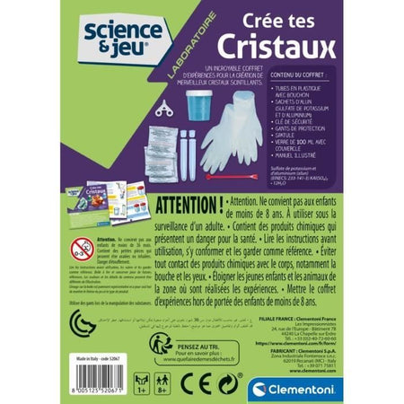 CLEMENTONI crea cristalli