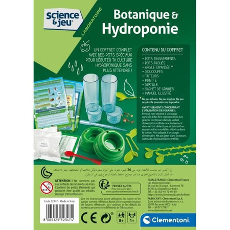 CLEMENTONI Science & Game - Botanica e coltura idroponica - Gioco scientifico