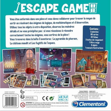 CLEMENTONI - Escape Game - Gioco da tavolo