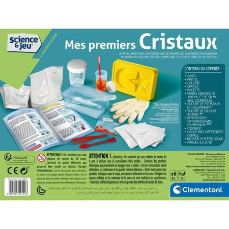 CLEMENTONI Science & Jeu - Crea i tuoi cristalli - Gioco scientifico
