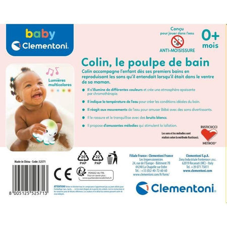 Clementoni - 52571 - Colin, il polpo bagnante