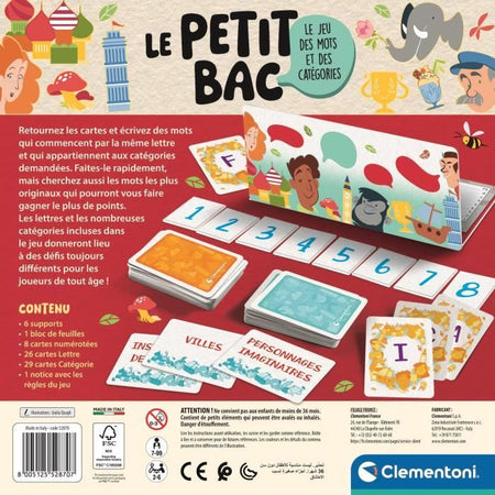 Il piccolo bac, gioco da tavolo CLEMENTONI