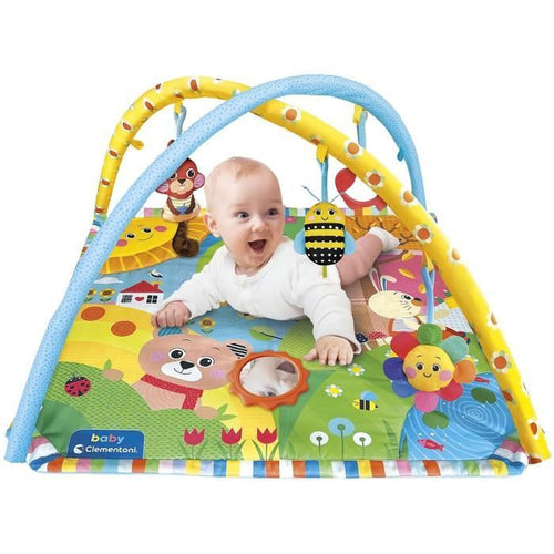 Baby Clementoni - Tappetini, archi e proiettore - Baby Projector Activity Gym - Tappetino gioco